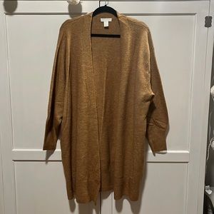 Long Camel/Tan Cardigan